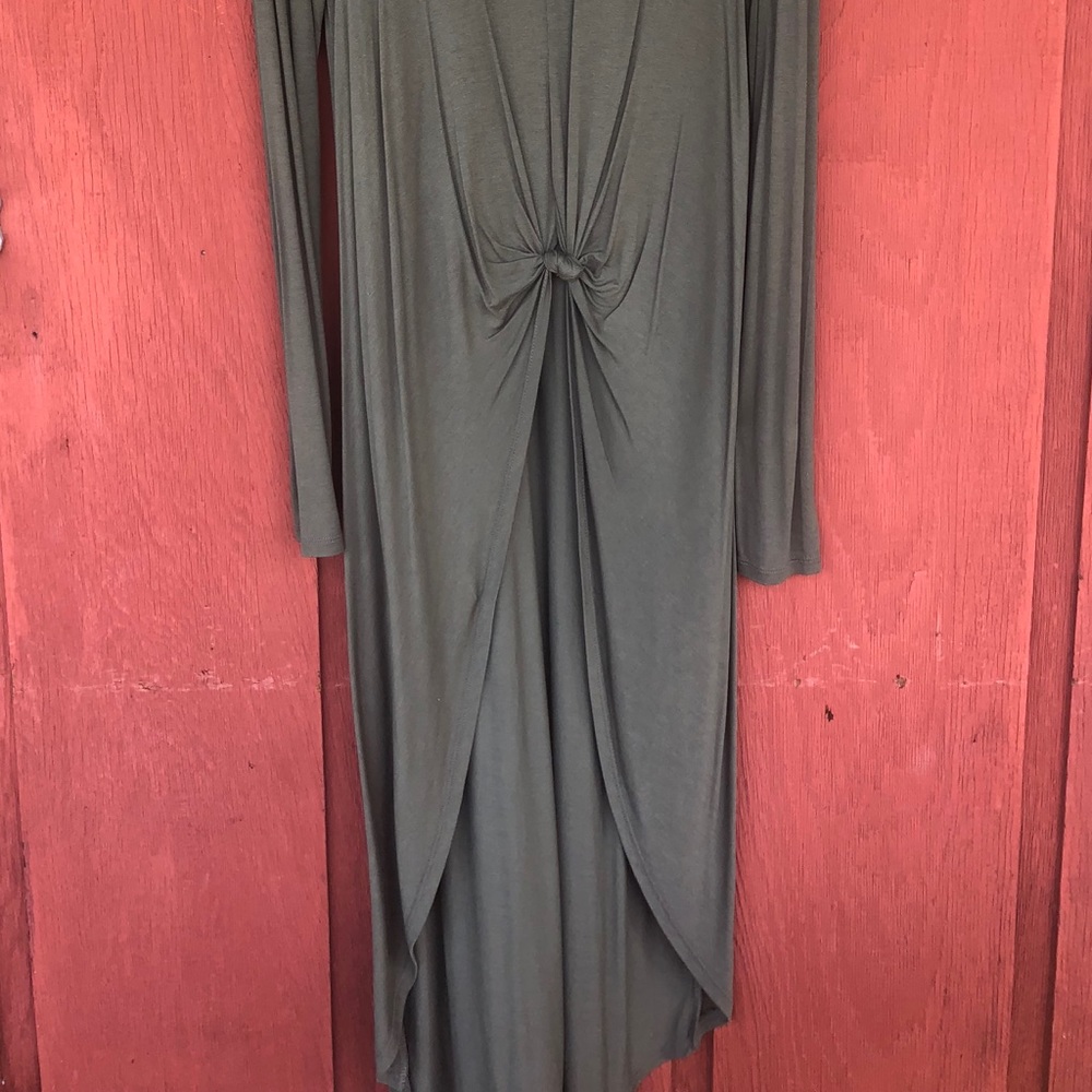 Zara long sleeve high to low